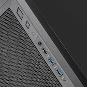 Silverstone fara 311 midi tower behuizing (zwart | 3x usb-a) - afbeelding 9