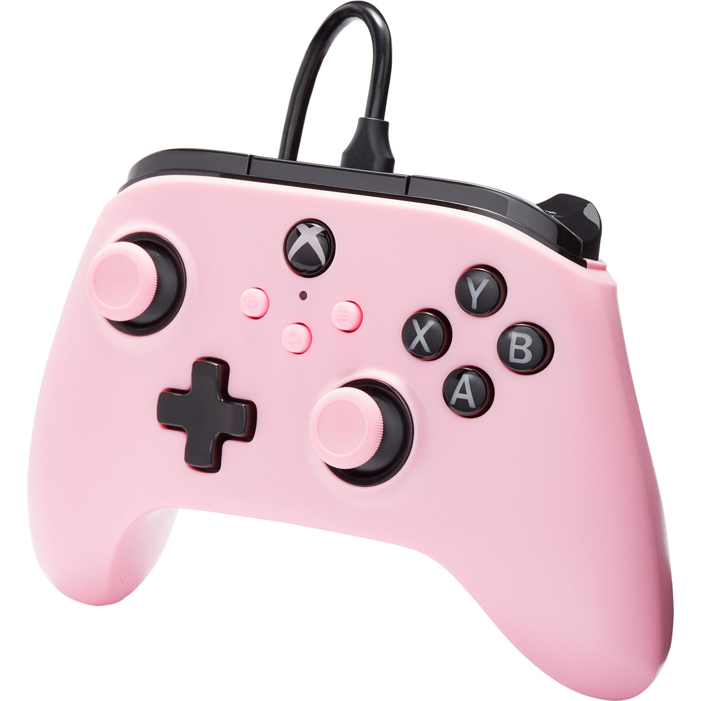 Controller cablato Powera per xbox serie x|s (rosa, xbox serie x|s, xbox one, PC)