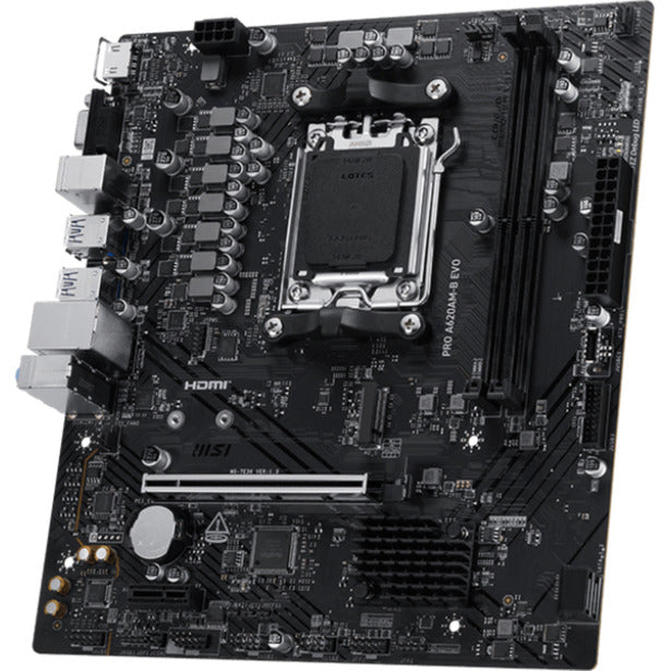 Scheda madre MSI Pro A620AM-B EVO Socket AM5 (RAID, 2,5 GB-LAN, audio, µATX)