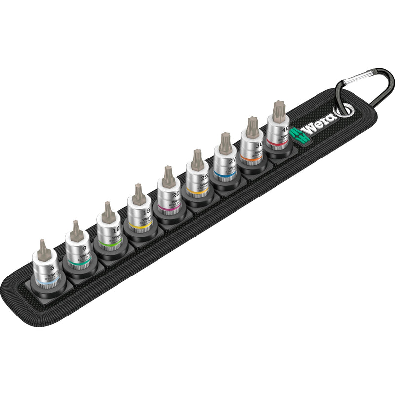 Waa riem bit dops set torx 1 4 unidad | De 9 piezas