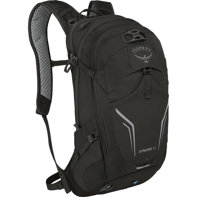 Osprey syncro 12 rugzak (zwart, 12 liter)