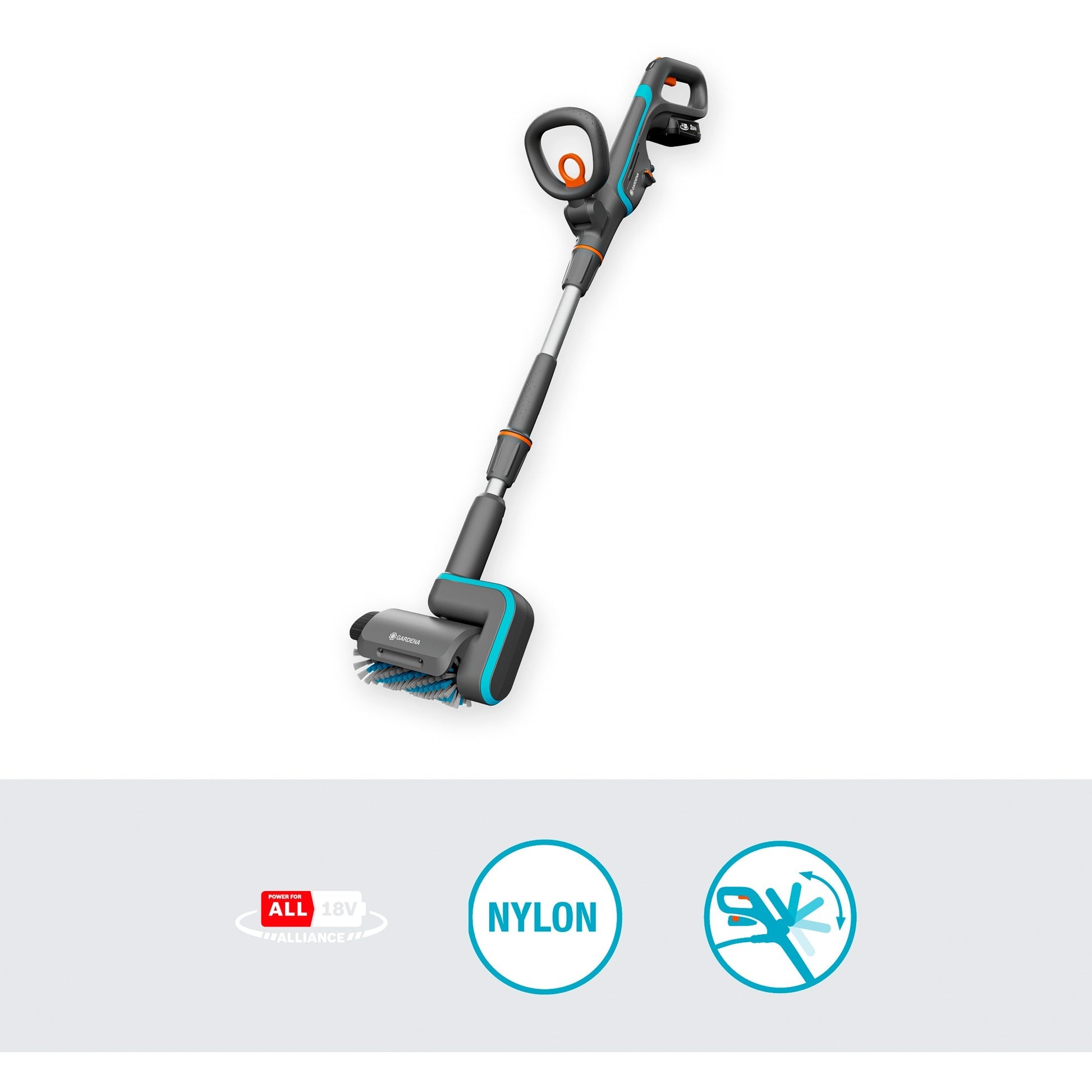 Batería Gardena Patio Aquabrush Multiabrush 03 18V P4A Set