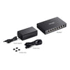 Switch Tp-link Omada es208gp Gigabit Easy Managed a 8 porte (nero, 8x Poe+)