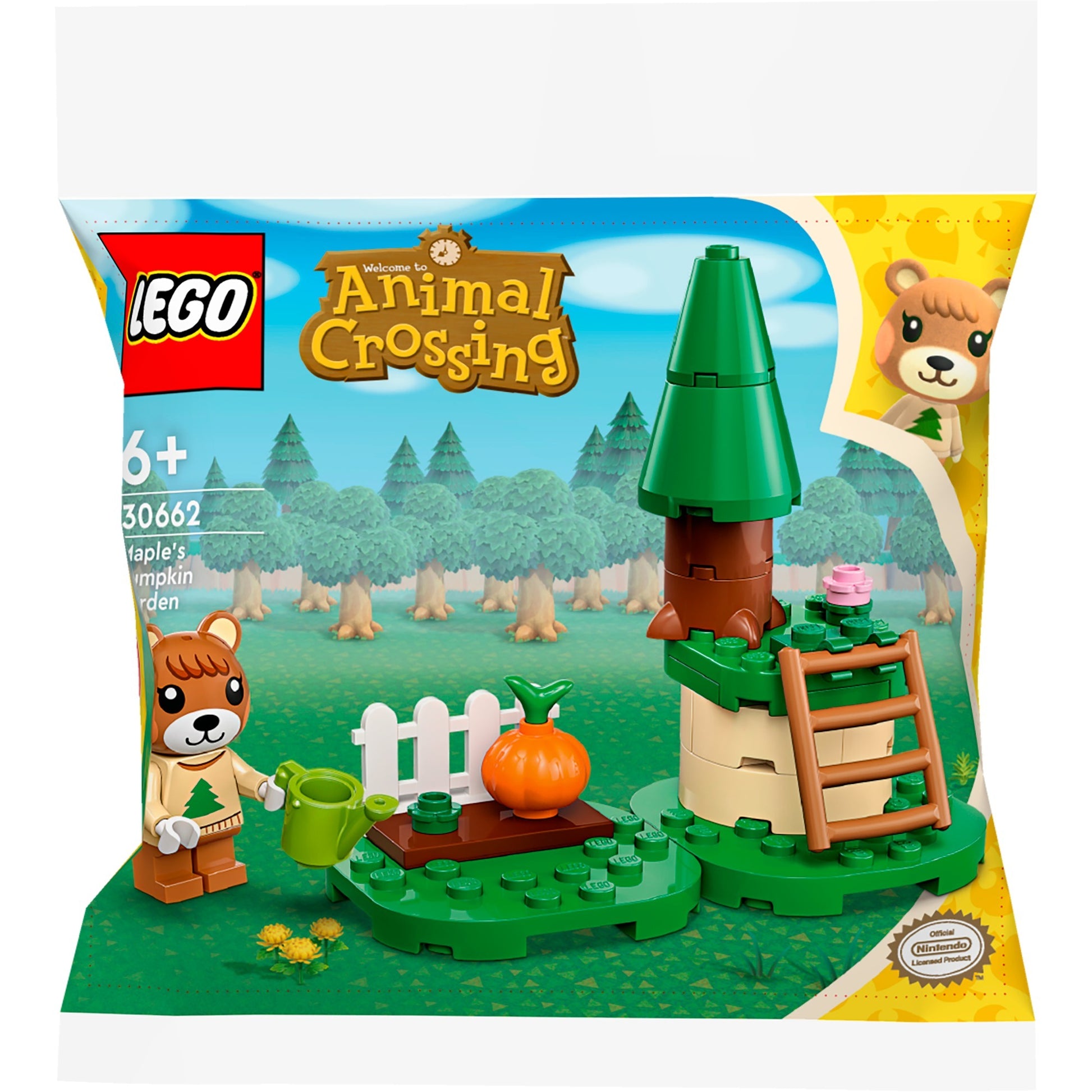 Lego Animal Crossing - Giocattolo da costruzione per il giardino delle zucche d'acero (30662)