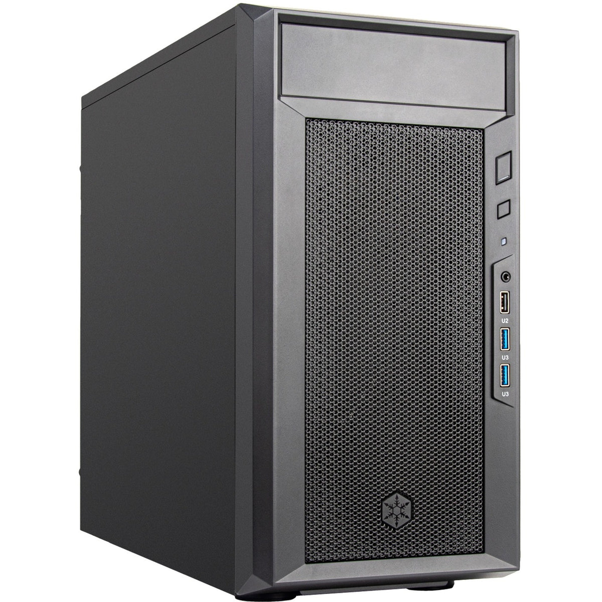Silverstone fara 311 midi tower behuizing (zwart | 3x usb-a)
