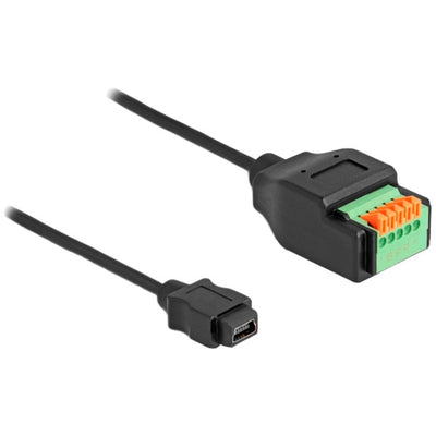 Adattatore Delock USB 2.0, USB 2.0 Tipo Mini-B Femmina> 5 pi