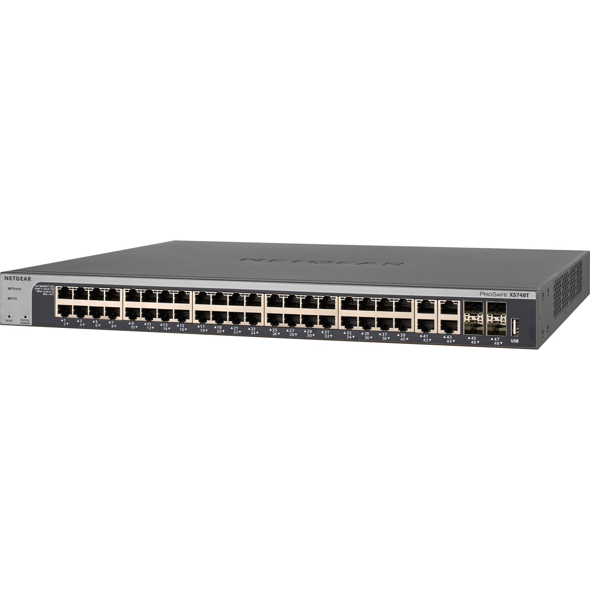 Interruttore netgear prosafe xs748t