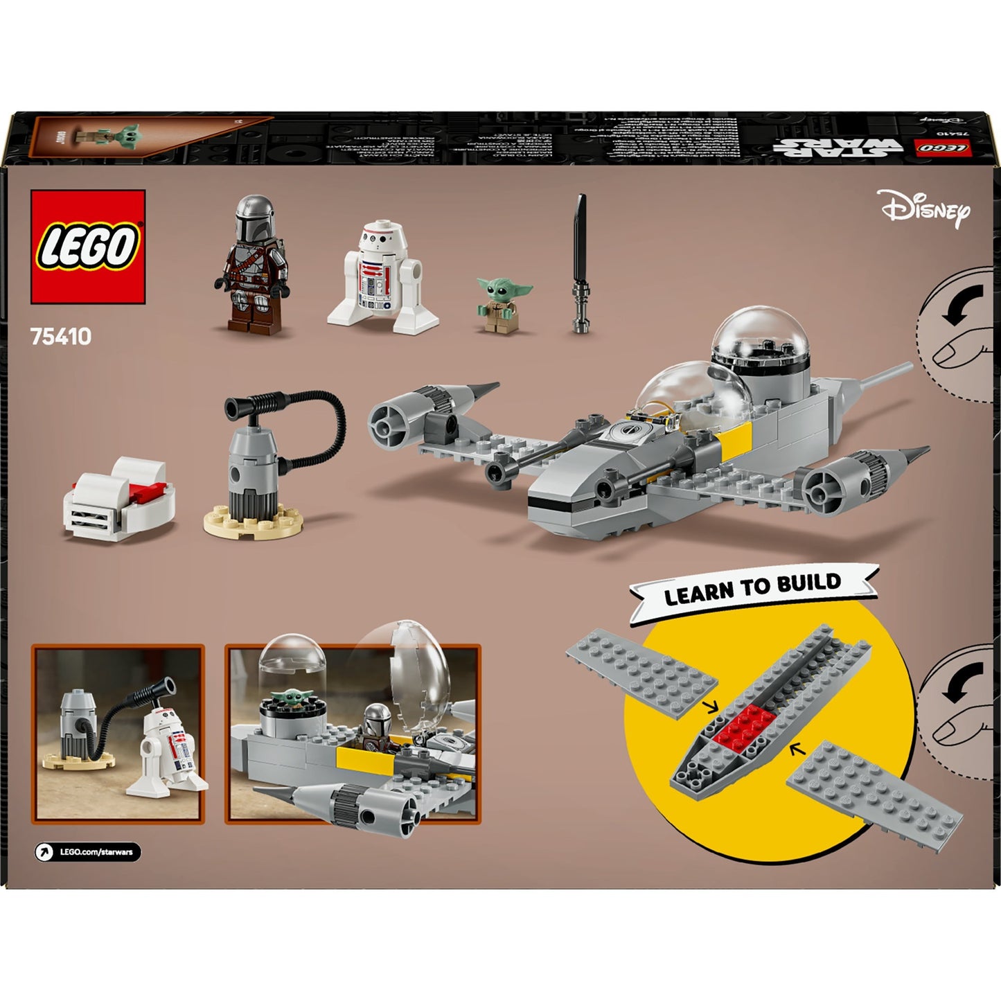 Lego Lego Star Wars 75410 Mando e Grogu's N-1 Starfighter