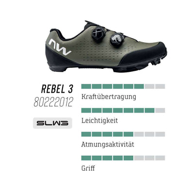 Northwave rebel 3 - zapatillas mtb