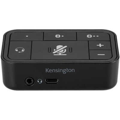 Kensington universal 3-in-1 pro audio headset switch (bluetooth, usb, 3,5mm audio)