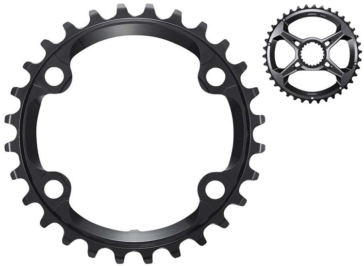 Shimano xtr fc-m9100 m9120 2x12-speed chainring