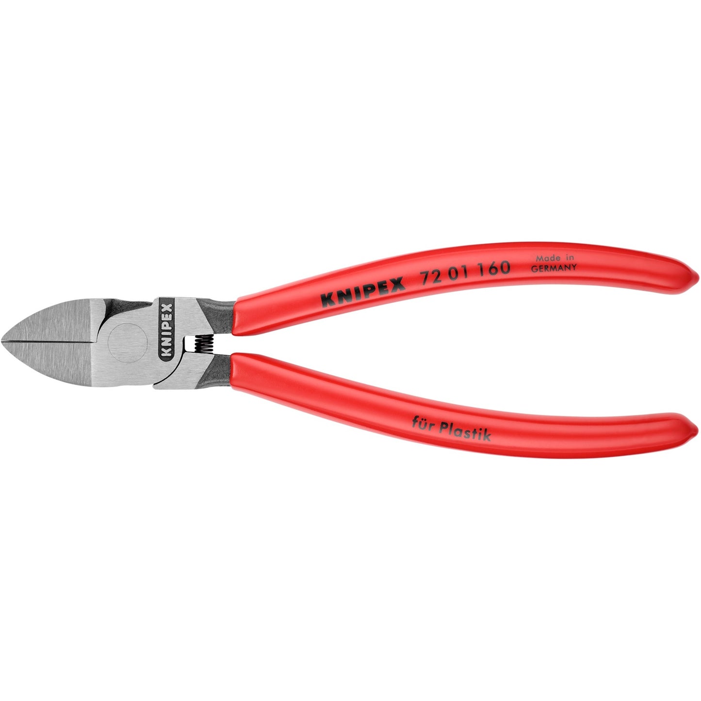 Alicates de corte lateral Knipex para plástico | recubierto de plástico | 160mm - 7201160