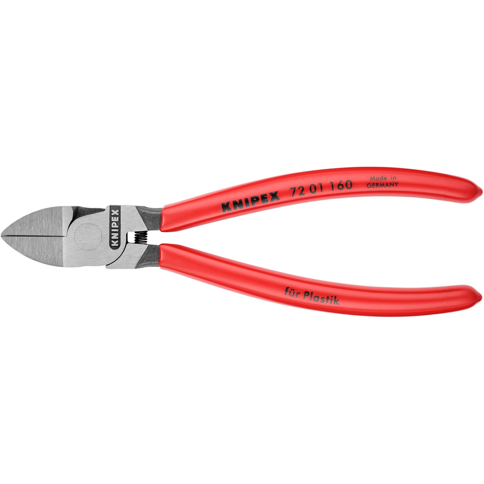 Alicates de corte lateral Knipex para plástico | recubierto de plástico | 160mm - 7201160