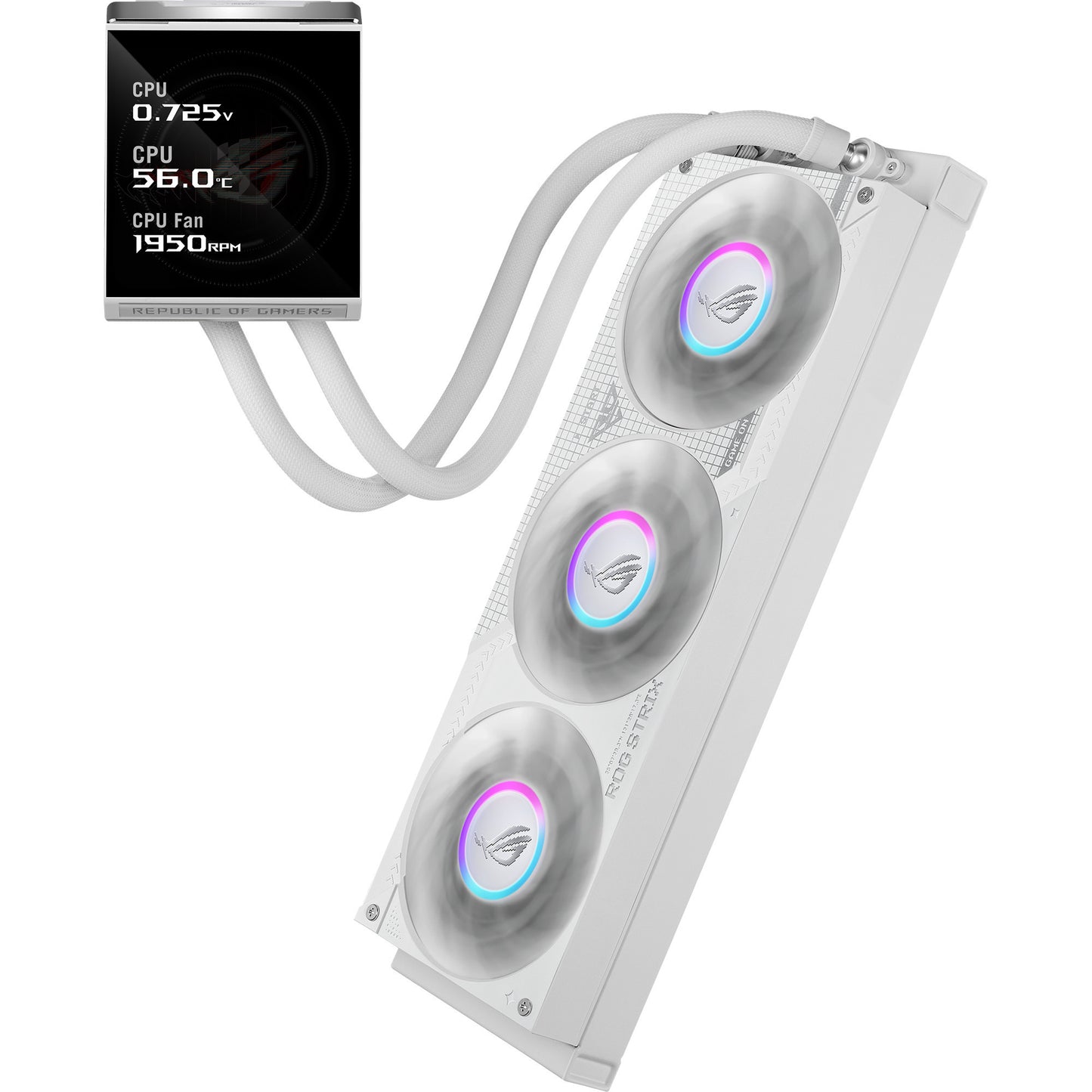 Asus ROG Strix LC IV 360 ARGB LCD Raffreddamento ad acqua (Bianco, PWM a 4 pin)