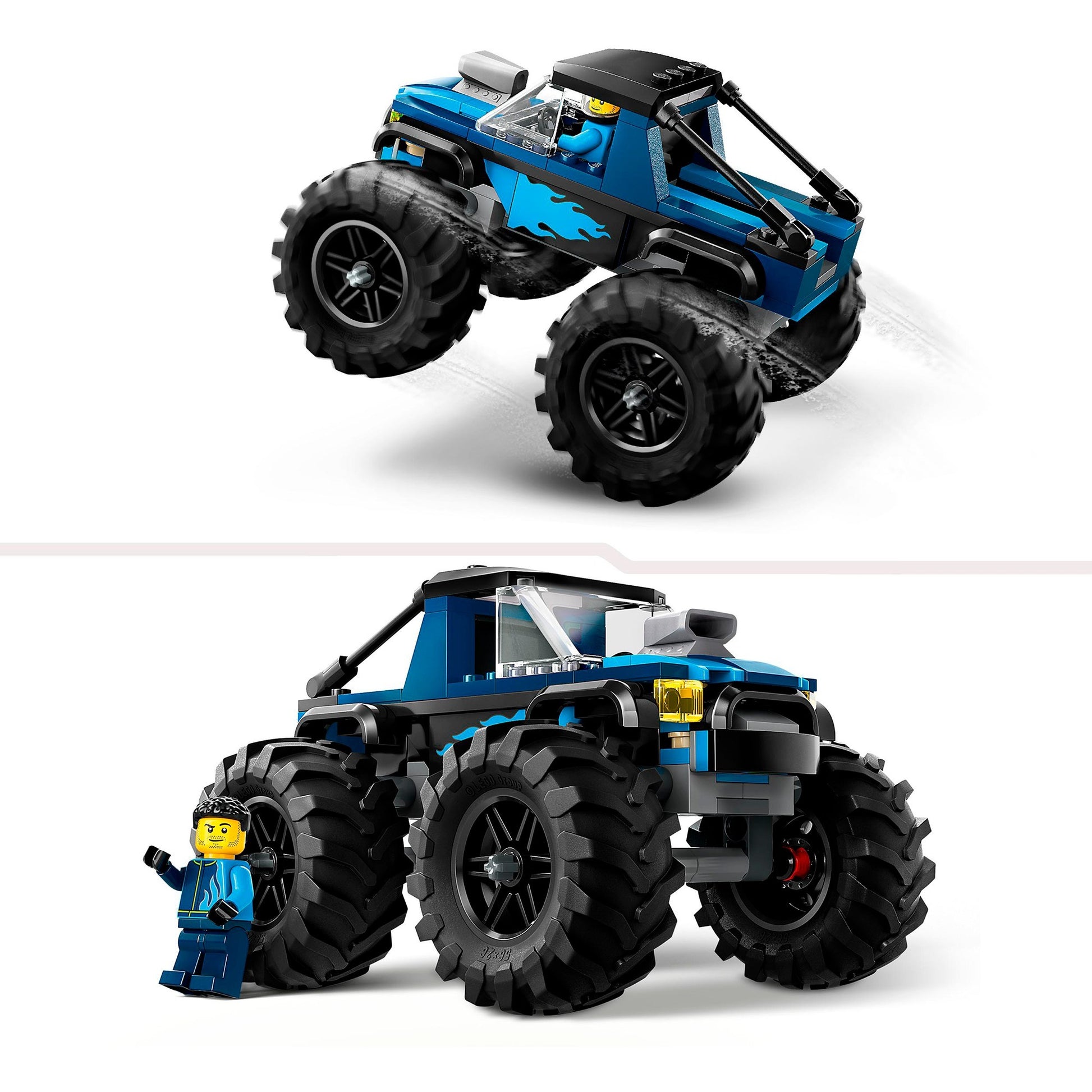 Lego city 60402 blauwe monstertruck