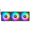 Thermaltake ct120 ex argb Sync ventola di raffreddamento per PC (pacchetto da 3 ventole) ventole per case (nero, 3 pezzi, 120 x 120 x 25 mm, pwm)