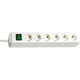 Brennenstuhl eco-line met schakelaar 6-voudig wit 3 m h05vv-f 3g1,5