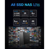 NAS SSD Terramaster f4 (nero, 1x 5GBE, HDMI, USB)