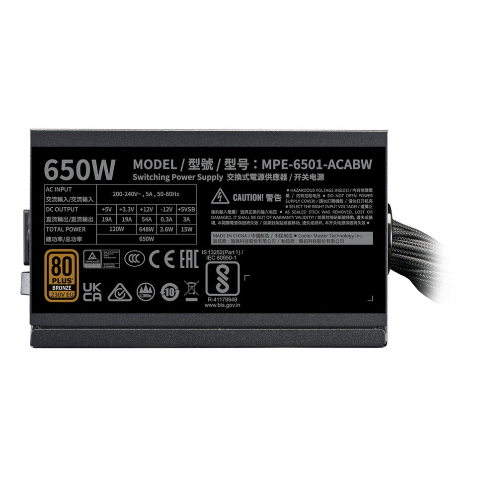 Cooler Master MWE 650 Bronce V3