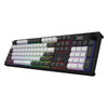 Hator skyfall pro inalámbrico, teclado para juegos (negro, diseño estadounidense, hator aurum vanilla silent, rgb, pbt de doble disparo, intercambio en caliente, bluetooth usb-c de 2,4 ghz)