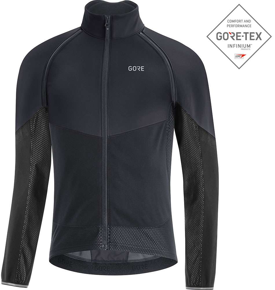 Gorewear phantom gore-tex infinium™ - giacca softshell staccabile con zip