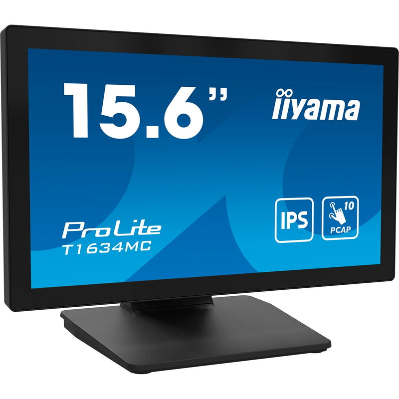 Monitor touchscreen Iiyama prolite t1634mc-b1s 16 (nero (opaco), hdmi, displayport, vga)