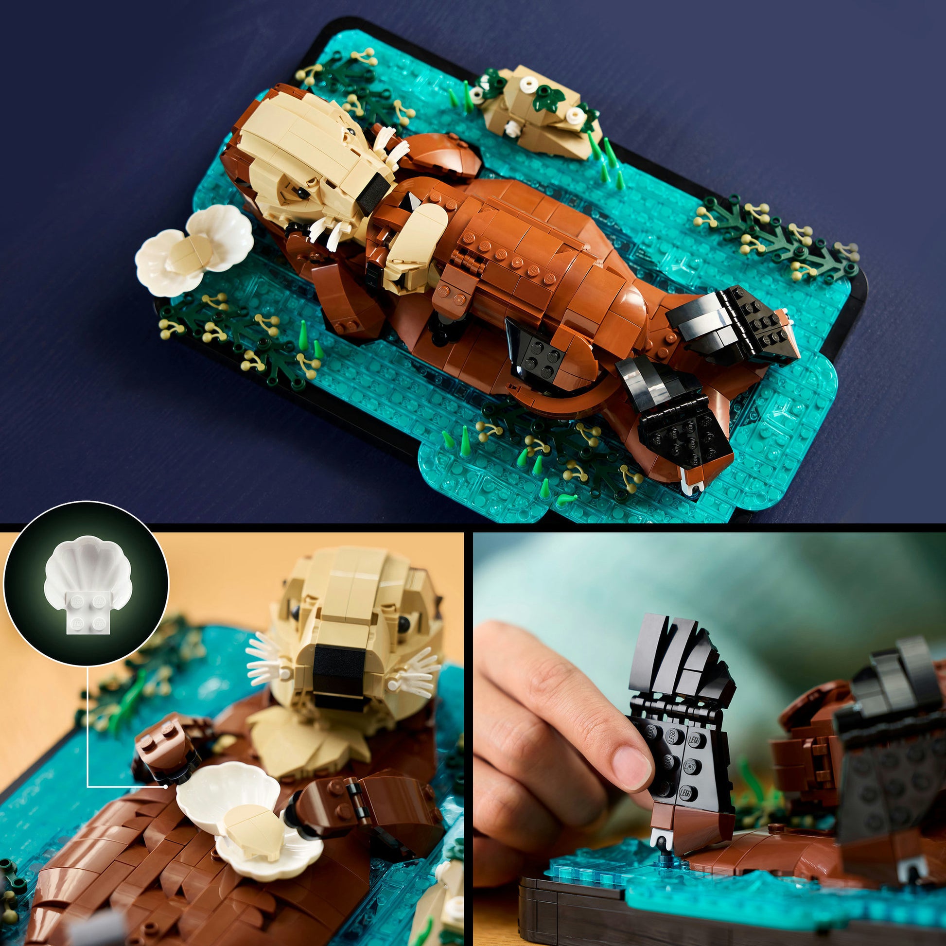 Lego ideas 21366 floating sea otter