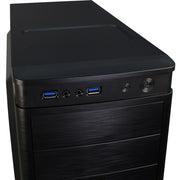 Inter-tech it- 5905 midi tower behuizing (zwart | 2x usb-a) - afbeelding 8