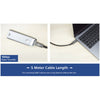 Act connectivity usb-c 3.2 gen2 active optical cable (aoc) aansluitkabel (grijs zwart, 5 meter)