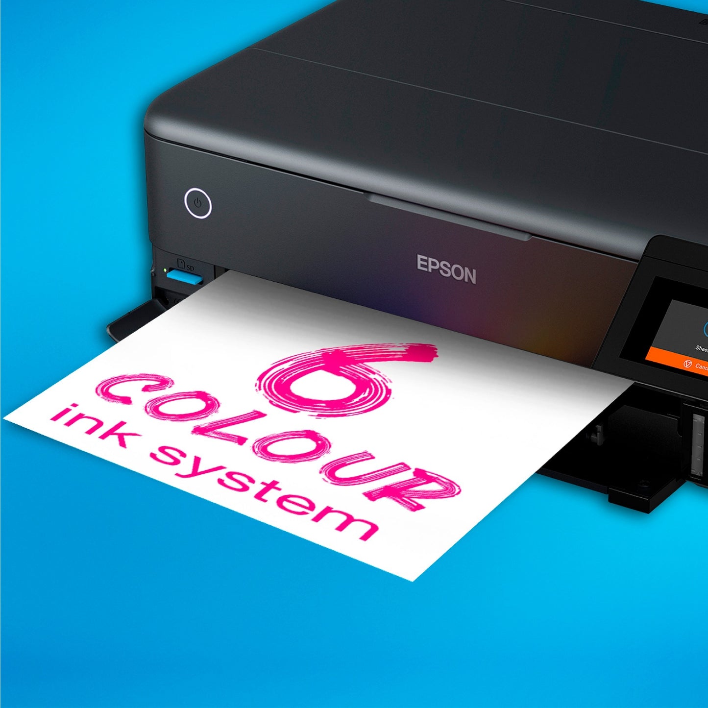 Stampante a getto d'inchiostro all-in-one Epson ecotank et-8550 (nero, USB, WLAN, scansione, copia)