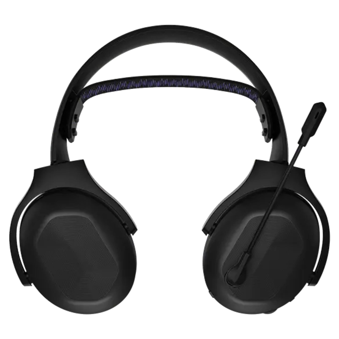 Lenovo legion h410 draadloze gamingheadset over-ear gaming headset (zwart paars, bluetooth, 2,4 ghz, playstation 4, playstation 5, nintendo switch, pc)