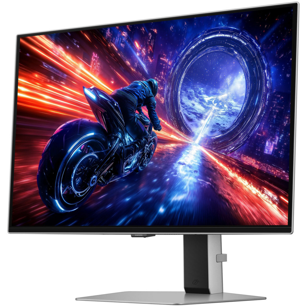 Monitor da gioco Samsung Odyssey OLED G6 G60SF 27 (argento, 2x HDMI, DisplayPort, 2x USB-A, USB-B, 500 Hz)