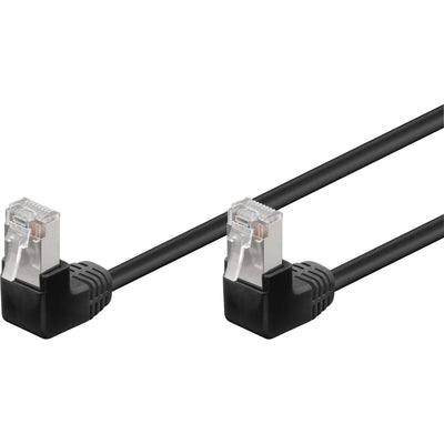 Cavo patch goobay gatto 5th 2x90 ° f utp 3m
