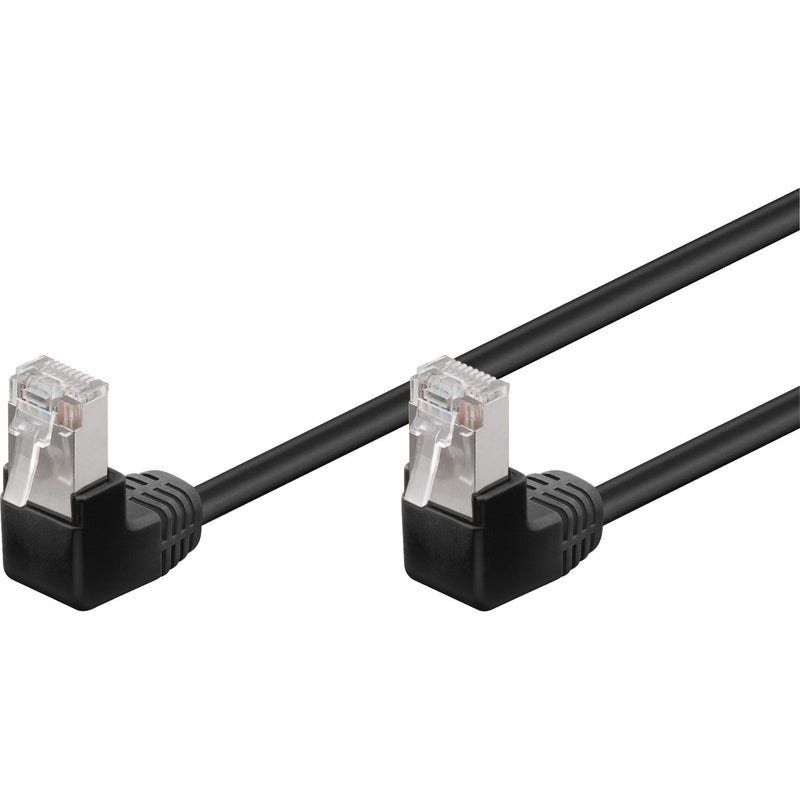 Cavo patch goobay gatto 5th 2x90 ° f utp 3m