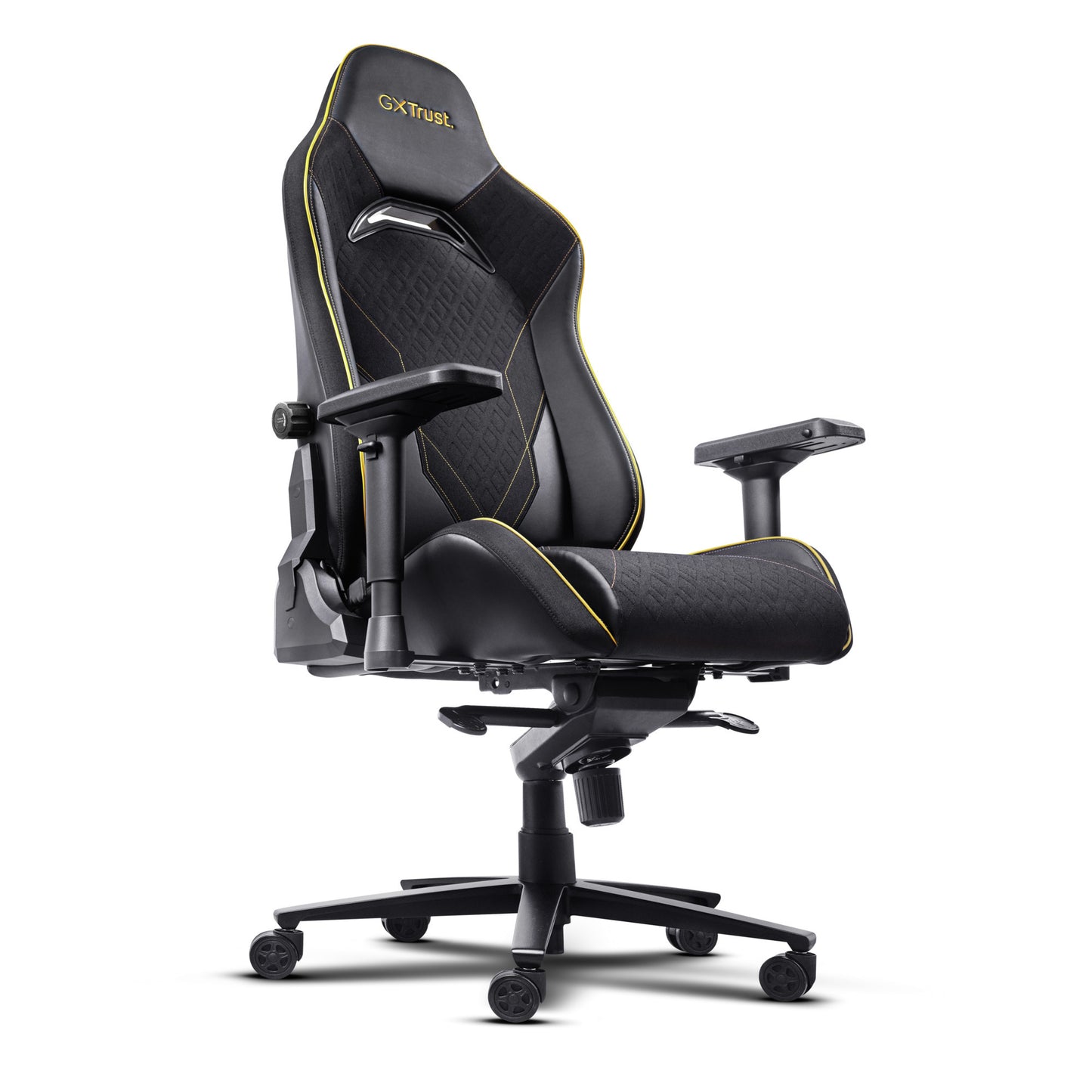 Trust GXT 721 Ruya Pro Premium Comoda sedia da gaming (Nero Giallo)