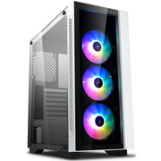 Deepcool matrexx 55 v3 add-rgb 3f midi tower behuizing (wit | 3x usb-a | rgb) - afbeelding 2
