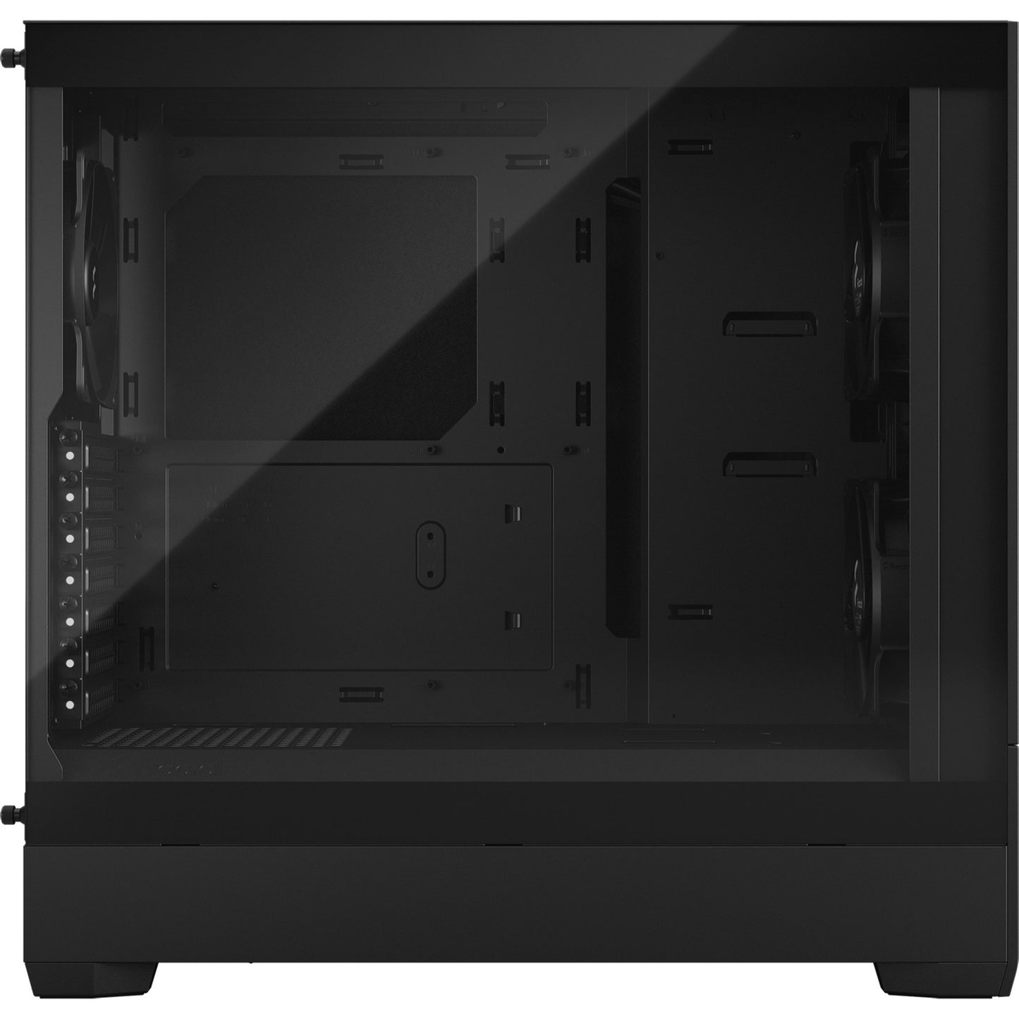 Diseño fractal Pop Silent Black TG Clear Tint