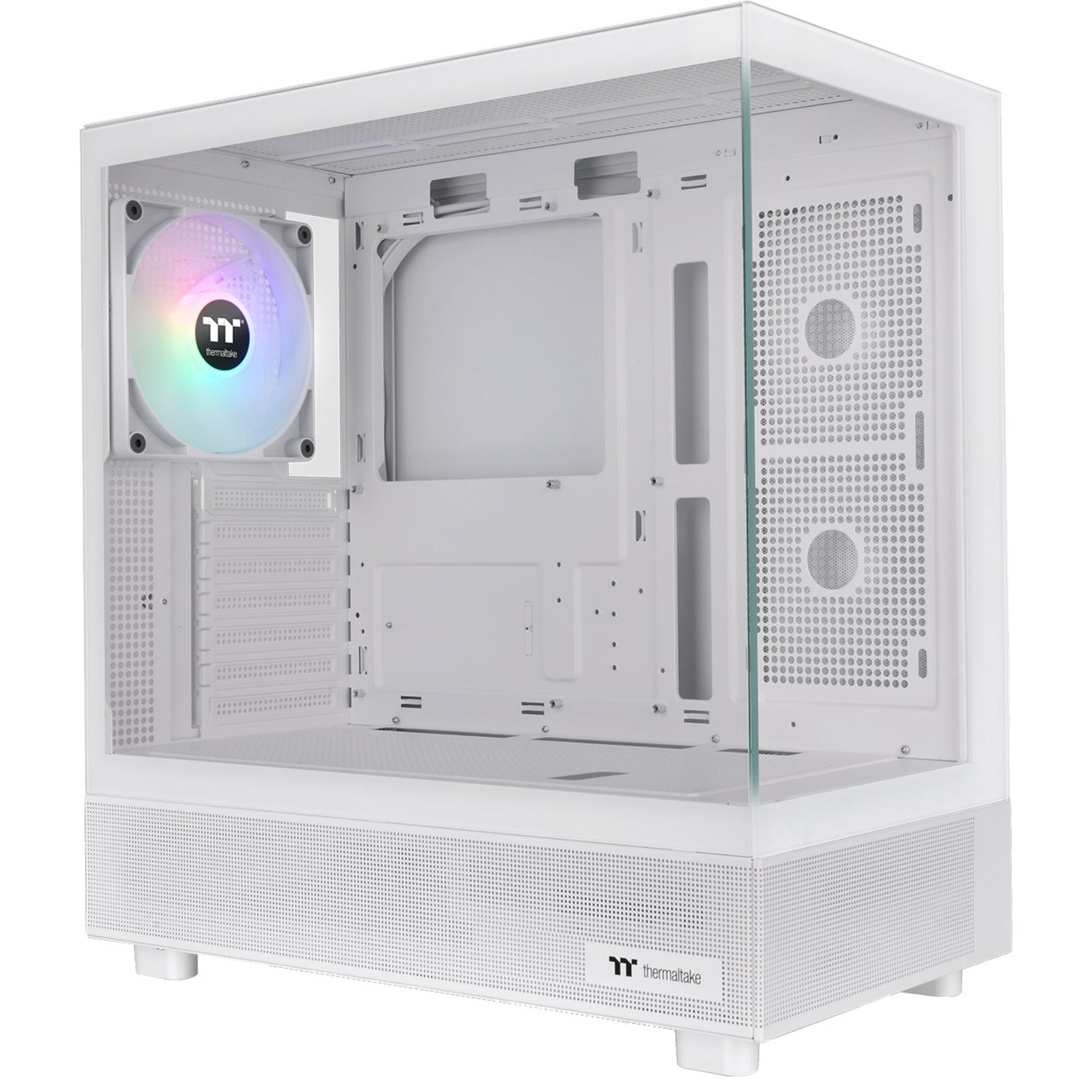 Thermaltake view 270 tg argb - custodia midi tower snow (bianco | 2x USB-A | 1x USB-C | RGB | vetro temperato)