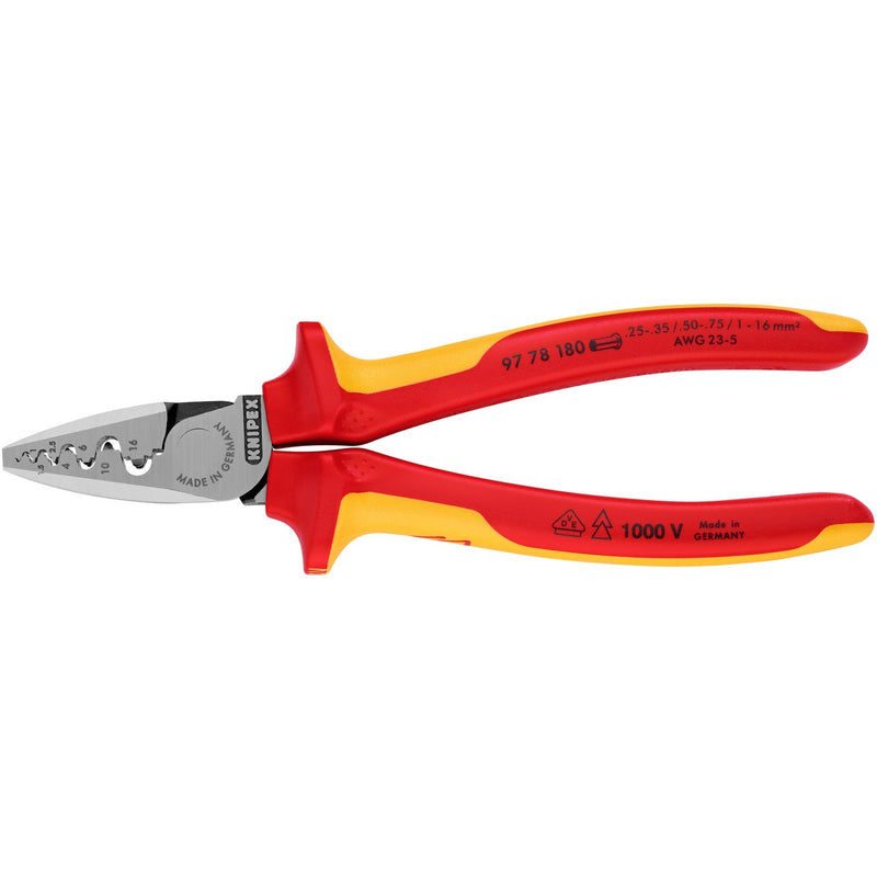 Knipex Krimptang para Veerindhulzen VDE 9778180