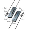 Icy box ib-hub1743-cpd Docking station hub 9 in 1 (blu)