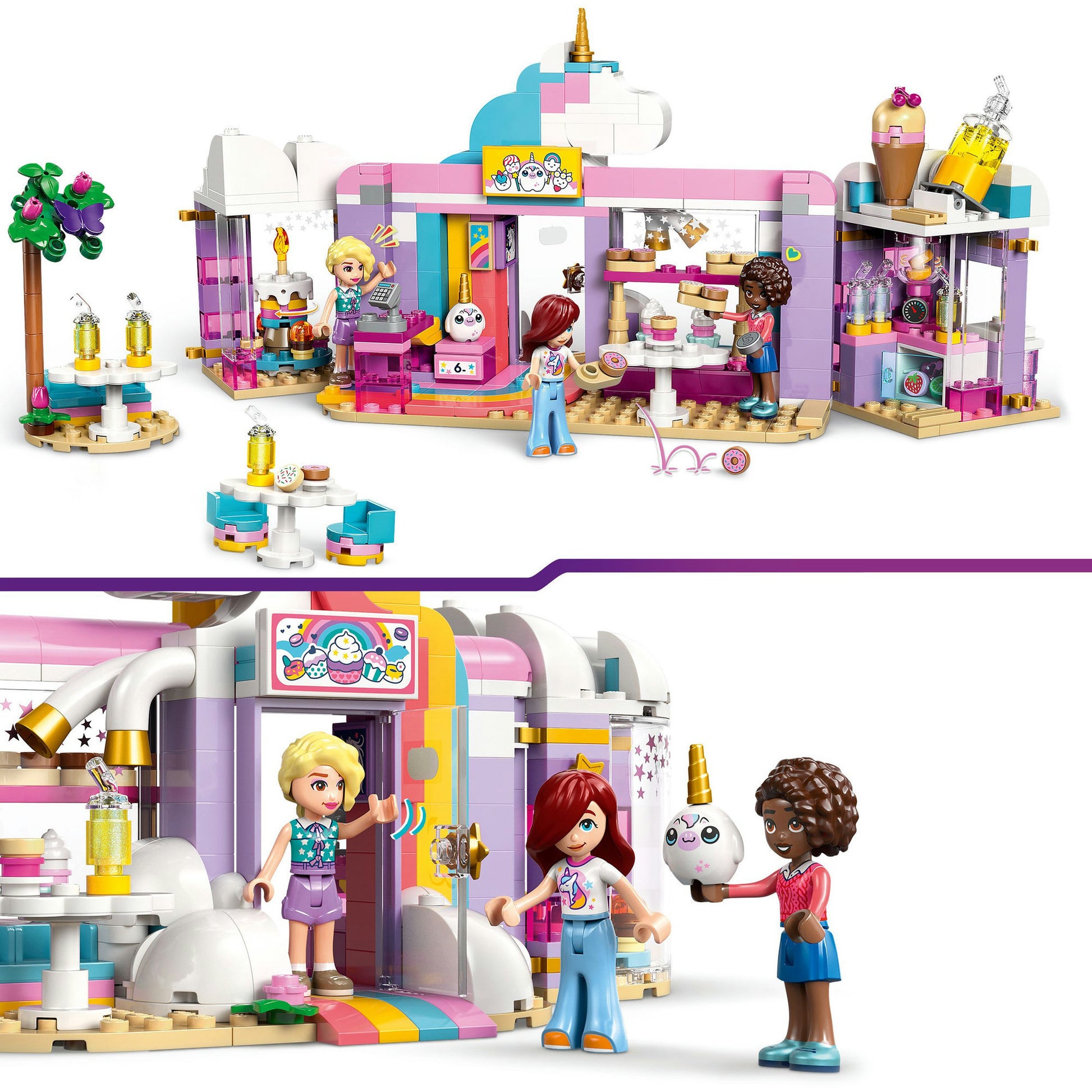Lego friends 42684 café de ensueño unicornio