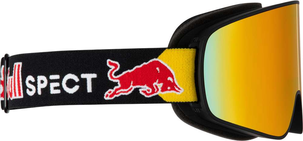 Red bull spect eyewear rush-17re2 arancione rosso specchio - maschera da sci