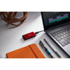 Kingston xs1000 portable 2 tb externe ssd (rood zwart, sxs1000r 2000g, usb-a 3.2 (10 gbit s))