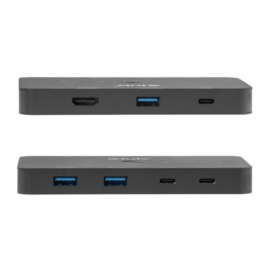 Switch KVM Club 3D CSV-2512 Switch KVM doppio da USB-C a HDMI (Nero, 4K 60Hz)