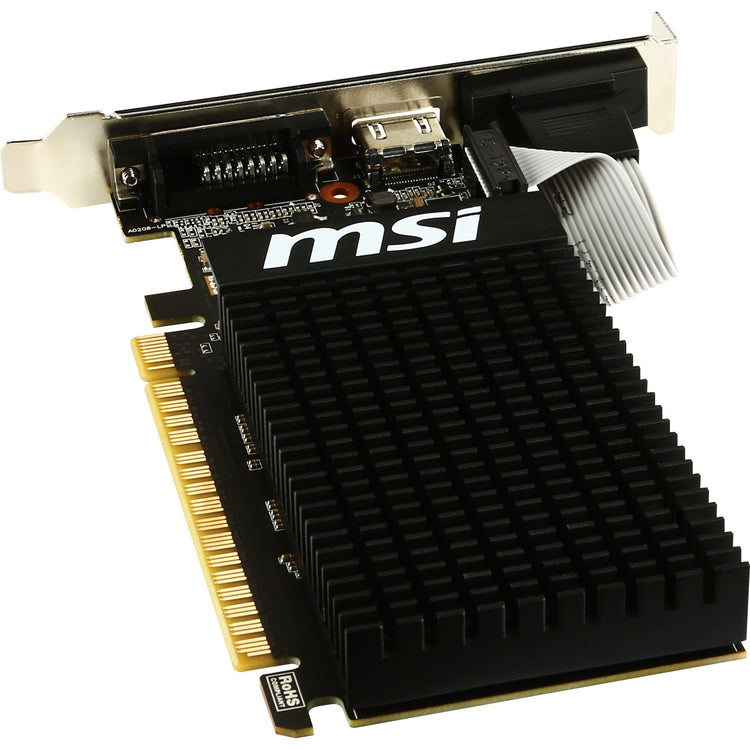 Scheda grafica MSI GT 710 2GD3H LP (VGA, DVI, HDMI, basso profilo)