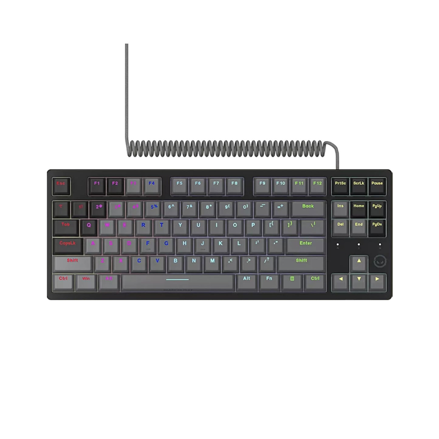 Lorgar azar 514tkl, tastiera da gioco (nera, layout us, logar dream, tkl, rgb)