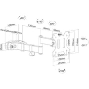 Neomounts fl40-450bl11 tv-paalsteun bevestiging (zwart) - afbeelding 17