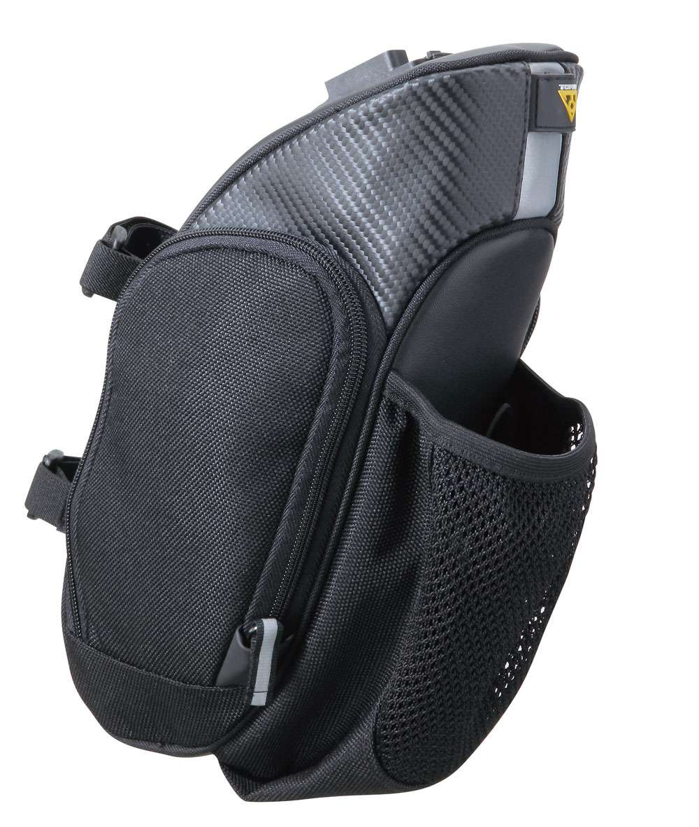 Topeak Mondacack Hydro Saddle Bag - Nylon, extraíble, negro, 1.7L