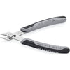 Knipex electronic super knips esd 78 13 125 esd elektronica-tang (grijs)