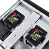 Silverstone cs381b v1.1 rack behuizing (zwart | 2x usb-a 3.2 (5 gbit s) | 2x audio)